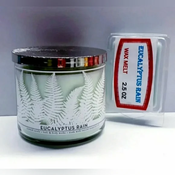 EUCALYPTUS RAIN -Bath & Body Works Candle Wax Melts- $8 per pack - Picture 6 of 9